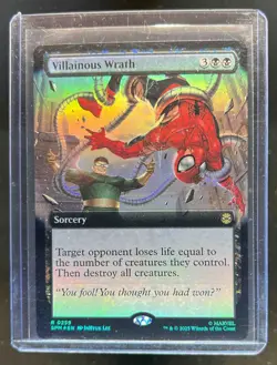 2025 Magic The Gathering Spider Man Villainous Wrath Foil #0259 - Image 1