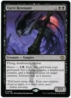 Qarsi Revenant (Foil) - 0086 - Tarkir Dragonstorm - MTG - NM/M - Image 1