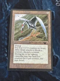 Clockwork Avian Antiquities LP/MP Vintage Magic MTG - Image 1