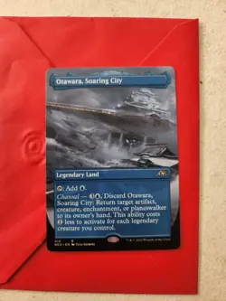Magic: The Gathering Otawara, Soaring City Kamigawa Neon Dynasty (Borderless) LP - Image 1