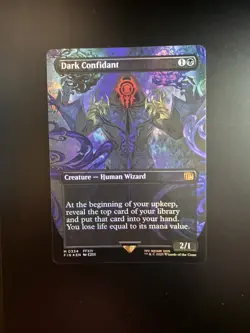 MTG Final Fantasy English Dark Confidant Borderless 0334 Foil - Image 1