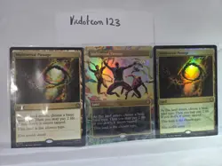 3 (Three): Multiversal Passage (Borderless Foil, Foil and Non-Foil) MTG: Magic - Image 1