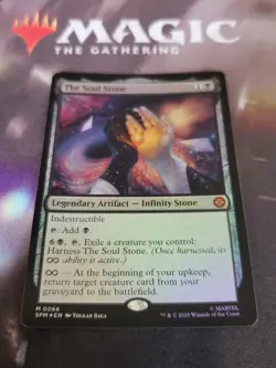 Mtg. The Soul Stone. Foil. Marvel's Spider-Man. Pack Fresh - Image 1