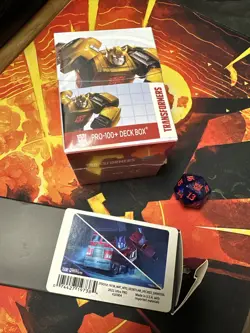 Transformers Optimus Prime Double-Sided Playmat Autobots BUNDLE MTG - Image 1