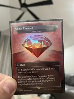 Chaos Emerald (Lotus Petal) Red 7032 Secret Lair Drop Sonic Bonus MTG - Image 3