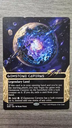 Gemstone Caverns (Mythic Borderless) #16 EOE Stellar Sights MTG NM - Image 1
