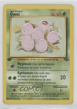 Exeggcute German 1st Ed. Pokemon Jungle #52 1999 - Image 1