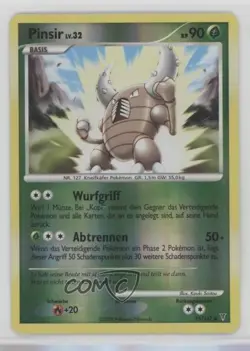 Pinsir German Reverse Foil Pokemon Platinum Supreme Victors #75 2009 - Image 1