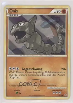Onix German Pokemon HeartGold & SoulSilver Unleashed #57 2010 - Image 1