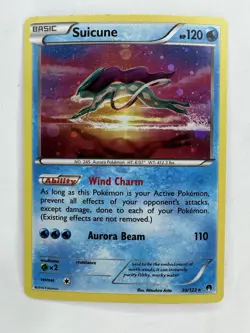 2016 Pokemon Suicune #30 Holo Rare Breakpoint Set NM - Image 1