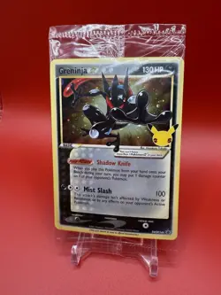 Pokemon Greninja Gold Star Sealed SWSH144 Holo Celebrations NM/MT - Image 1