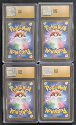 Lot (4) Pokemon JPN SV8a Terastal Fest Eevee Evolution SAR Set CGC 10 PRISTINE - Image 2