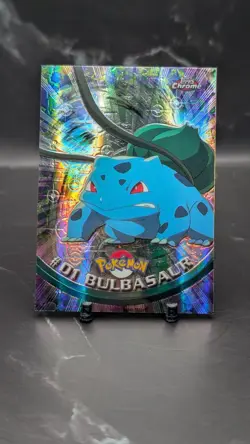 2000 Pokemon Topps Chrome Bulbasaur Spectra-chrome - Image 1