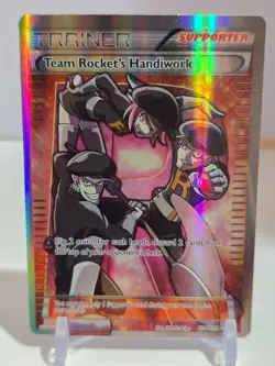 POKEMON Team Rocket’s Handiwork Full Art Ultra Rare 124/124 XY Fates Collide - Image 2
