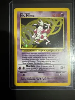 Pokemon TCG - Mr. Mime - 6/64 - Holo Unlimited - Jungle Unlimited [Near Mint] - Image 1