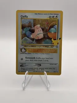 Pokemon TCG Cleffa Celebrations: Classic Collection 20/111 Holo Holo Rare - Image 1