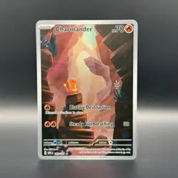 Charmander 168/165 (Sv: Scarlet & Violet 151) IR Holo - NM Pack Fresh Pokemon - Image 1