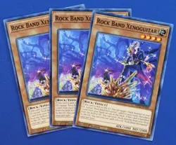 3x Rock Band Xenoguitar MP21-EN181 Common 1st Ed NM Yugioh! - Image 1