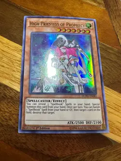 High Priestess of Prophecy DUPO-EN081 1st Edition Ultra Rare PL + BONUS - Image 1