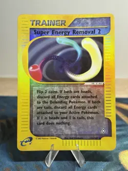 Super Energy Removal 2 134/147 Aquapolis Uncommon Pokemon Card Reverse Holo - Image 1