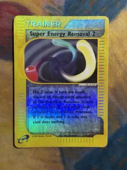 Super Energy Removal 2 134/147 Aquapolis Uncommon Pokemon Card Reverse Holo - Image 2