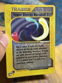 Super Energy Removal 2 134/147 Aquapolis Uncommon Pokemon Card Reverse Holo - Image 3