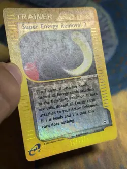 Super Energy Removal 2 134/147 Aquapolis Uncommon Pokemon Card Reverse Holo - Image 4