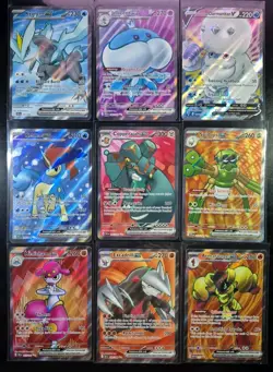 9 ULTRA RARE FULL ART ONLY Pokemon Card Lot! All NM - Image 1