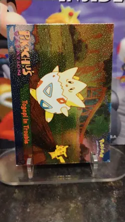 PIKACHU'S Vacation Movie POKEMON "Togepi in Trouble" TOPPS Foil Trading Card #45 - Image 1