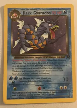 Dark Gyarados 8/82 Holo Rare Team Rocket 2000 WOTC Pokemon Card - LP/NM” - Image 2