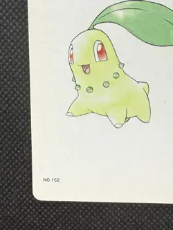 Pokemon Chikorita Ace of Clubs 152 Silver Deck Lugia Playing Card Poker - Image 5