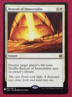 Magic The Gathering MYSTERY BOOSTER MB1 BEACON OF IMMORTALITY white card MTG - Image 1