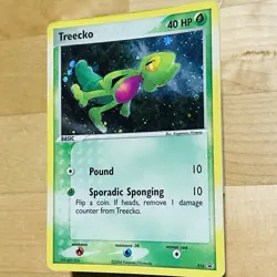 2004 Treecko 016 Black Star Promo Rare Holo English Nintendo Pokemon TCG Card - Image 2