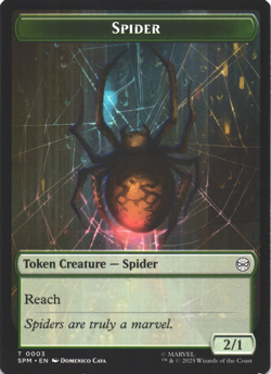 MTG Spiderman Treasure/Spider double sided card - Image 2