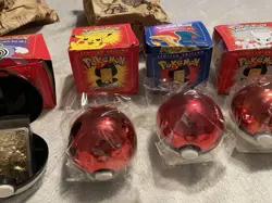 1999 Pokemon Burger King 23K Gold Plated Trading Card w/ Box Pokeball Set of 6 - Image 4