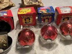 1999 Pokemon Burger King 23K Gold Plated Trading Card w/ Box Pokeball Set of 6 - Image 5