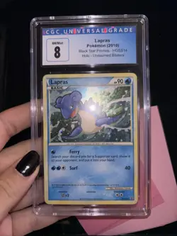 Lapras HGSS14 Holo Black Star Promo Card - Image 1