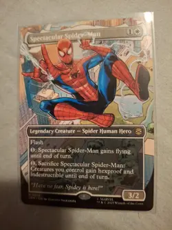 Magic the Gathering Spider-Man MTG Borderless Spectacular Spider-Man Card #0014 - Image 1