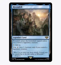 Rivendell - Foil Card - The Lord of the Rings (LTR) - MTG Rare #259 - Image 1