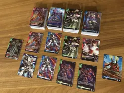 Gundam Card Game Lot Starters 1-4 With Extra Box Full Gundam Uprising. - Image 5