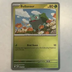 Bulbasaur - 001/132 - Reverse Holo Common Mega Evolution Pokemon Card TCG - Image 1
