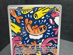 Pokemon TCG Tatsugiri Twilight Masquerade Illustration Rare Card 186/167 - Image 2