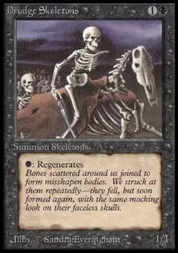 MTG English Drudge Skeletons NM Normal Beta - Image 1