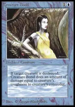 MTG English Creature Bond NM Normal Beta - Image 1