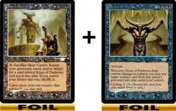 1x - Dark Supplicant + Scion of Darkness - FOIL - Legions - LP (played) MTG - Image 1