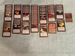 MTG Red Instant Set x68 Magic the Gathering - Image 1