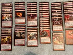 MTG Red Instant Set x68 Magic the Gathering - Image 2