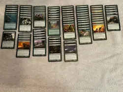 MTG Green Instant Set x74 Magic the Gathering - Image 1