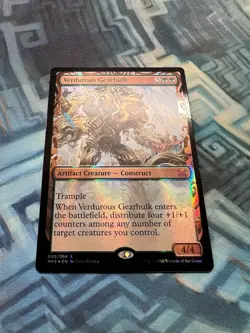 MTG Foil Verdurous Gearhulk NM Masterpiece Series: Kaladesh Inventions - Image 2