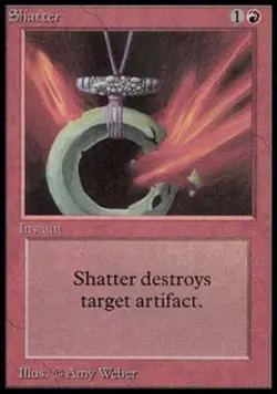 MTG English Shatter Light Play Normal Beta - Image 1